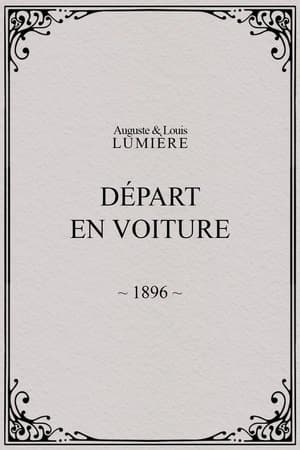 Départ en voiture